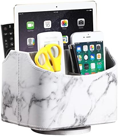 360° Spinning Remote Control Holder,TV Remote Caddy for Nightstand Table by YAPISHI