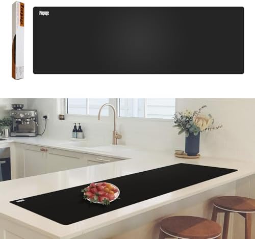 49.2" x 15.7" Large Silicone Mat for Kitchen Counter Protector, Cuttable by Foepoge