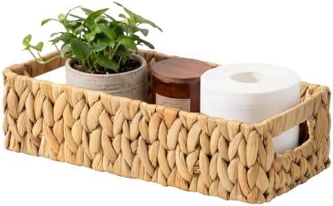 StorageWorks Toilet Paper Basket, Small Bathroom Basket Organizer by StorageWorks