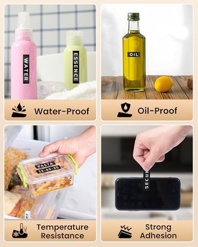 Embossing Label Maker Tapes Compatible with Dymo Zodzi EazeID Omega S, 3/8" - Image 5