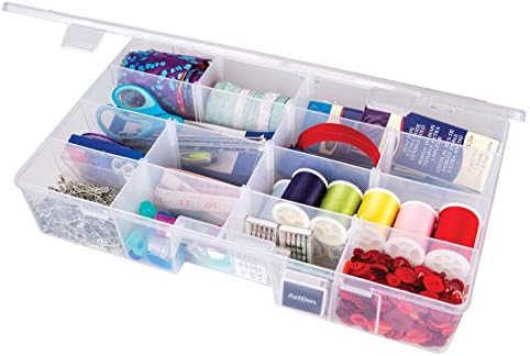 ArtBin XL Solutions Box Craft Organizer with Dividers, Clear by ArtBin