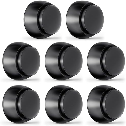 8PCS Door Stopper Wall Protector, Door Stoppers for Wall, Black by Sckeinwg