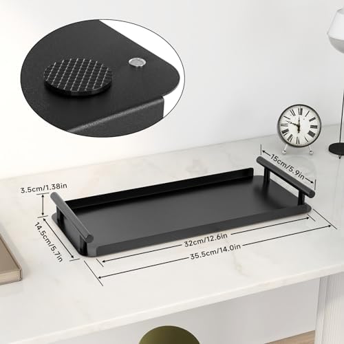 FEILERN Toilet Paper Basket, Toilet Tank Tray with Handle for Organizing - Image 5