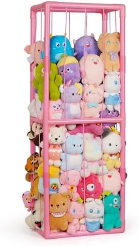 Stuffed Animal Storage Zoo Holder Space Save, PVC Stuffed Animal Organizer by Trycooling