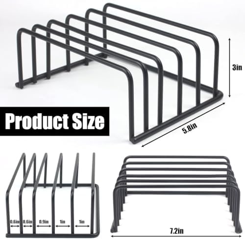 Gift Republic Cutting board organizers (1.0 and 0.6 inch wide slots), cutting board organizer, cutting board storage, biscuit sheets, bakeware organizers for cabinets - Image 3