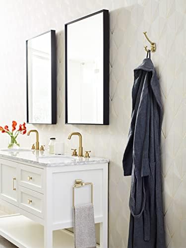 Amerock Vicinity Triple Prong Golden Champagne Wall-Mounted Hook - Image 2