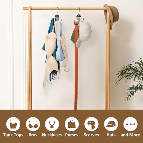 ZEDODIER 2 Pack Tank Top Hanger, Bra Organizer for Closet, Holds 48 Bras - Image 5