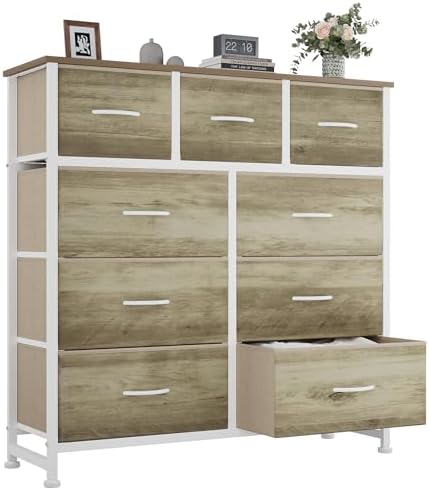 OLIXIS 9 Drawer Tall Dresser for Bedroom, Closet Organizers and Storage by OLIXIS