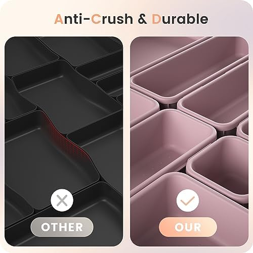 A-LuGei 【Military Grade】 Drawer Organizer for Vanity Bathroom Makeup Desk - Image 6