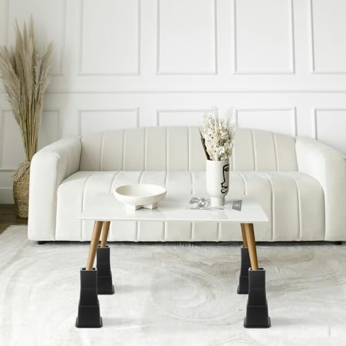 28 Pcs Bed Risers 12 inch Heavy Duty (Set of 4), Furniture Risers - Image 5