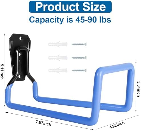 PeoMev Hose Holder Wall Mount Metal Hose Hook Garden Hose Rack - Image 7
