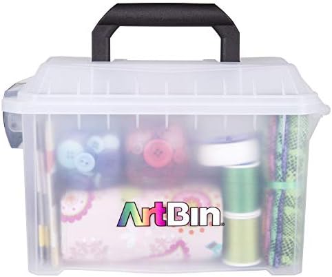 ArtBin Mini Sidekick Carrying Case with Handle, Clear - Image 4