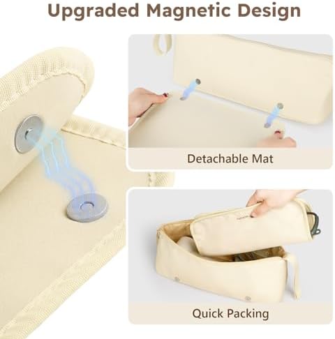MOKURA Hair Tools Travel Bag Compatible with Shark Flexstyle (Ivory) - Image 3