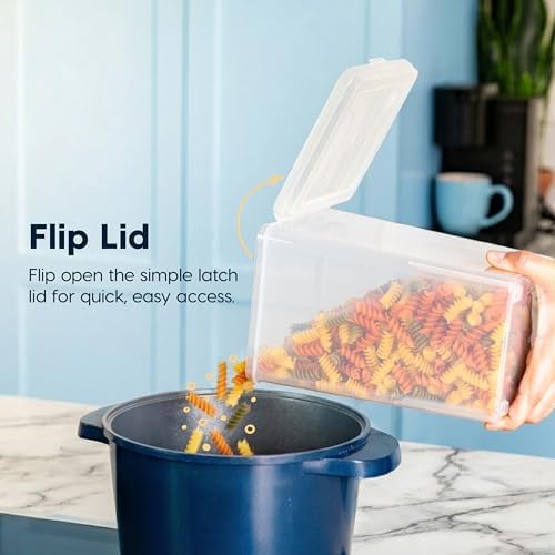 IRIS USA Food Storage Containers Set, 1.3 Qt - 10 Pack, Food Grade Plastic - Image 5