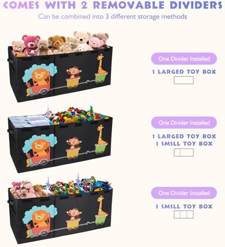 Extra Large Toy Box Storage Chest with Lid for Kids’ Room - 40x16x14'' - Image 5