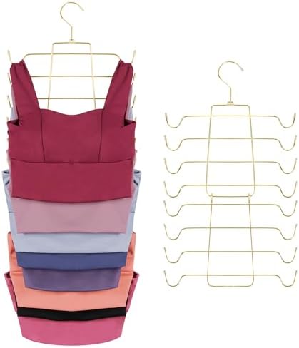 ZEDODIER 2 Pack Tank Top Hanger, Bra Organizer for Closet, Space Saving by ZEDODIER