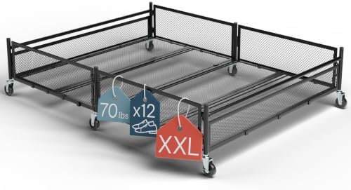 Under Bed Storage with Wheels, Large 86L, Heavy Duty Metal, Holds 70lb by NEATWAY