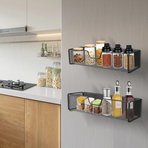 Magnetic Basket Organizer Holder for Fridge Magnetic Shelf Magnetic Storage Bin Box Containers for Refrigerator Whiteboard Classroom Magnetic Organizer - Image 7