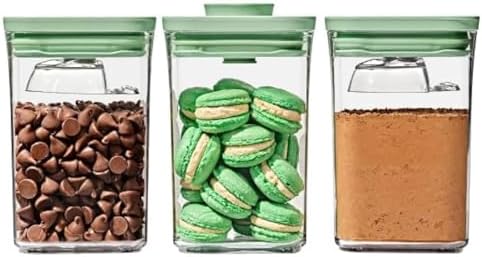 OXO Good Grips 3-Piece POP Container Set with Mini Scoops - Limited Edition Pistachio by Unknown
