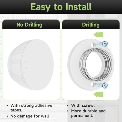 15PCS Door Stopper Wall Protector, Door Stoppers for Wall White - Image 5