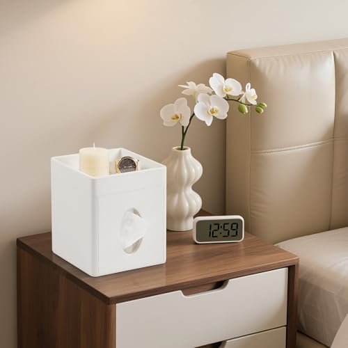PU Leather Tissue Box Cover Square Tissue Box Holder Tissue Holder - Image 5