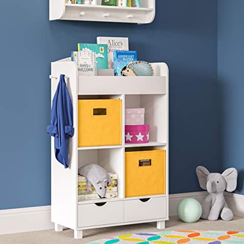 RiverRidge Folding Storage Bins - 4-pack of 10in Tall Golden Yellow Cubes - Image 2