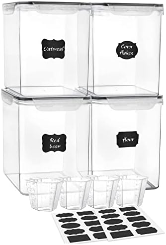 M MCIRCO Large 4 Pack, 5.2L/175oz Food Storage Containers - Image 3