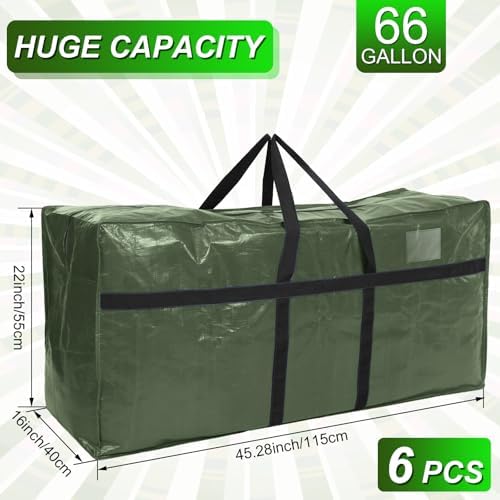 6 Pcs 66 Gallon Extra Large Moving Bags Heavy Duty Storage Bag - Image 3