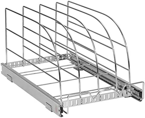 Pull Out Organizer for Bakeware, Cutting Board and Trays, 12.5”W x 21”D - Image 2