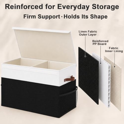 Large Toy Storage Box with Lid, Toy Chest Organizer Bin for Kids - Image 6