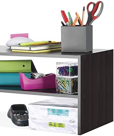 Whitmor Stackable 2-Tier Shoe Shelf, 31 inch, Espresso - Image 6