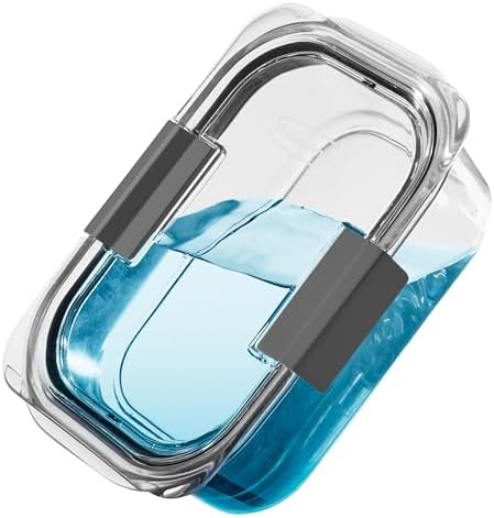 Rubbermaid Brilliance Tritan Plastic Food Storage Containers BPA Free Airtight Lids Ideal for Lunch Meal Prep & Leftovers Set of 5 (3.2 Cup) - Image 3