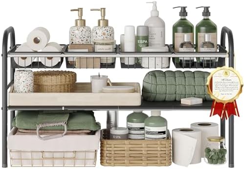 Under Sink Organizers and Storage,Expandable under cabinet organizer Shelf by NETELOfficial