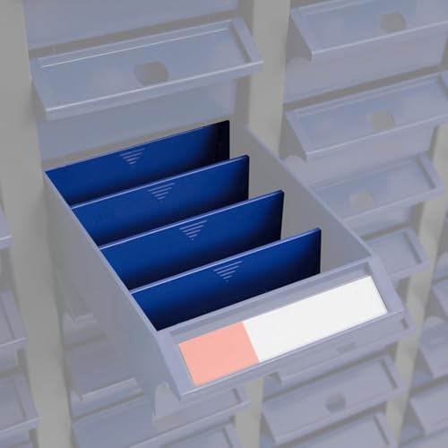 Yeeoy 100 Pack Drawer Dividers for Cabinets, Blue by Unknown