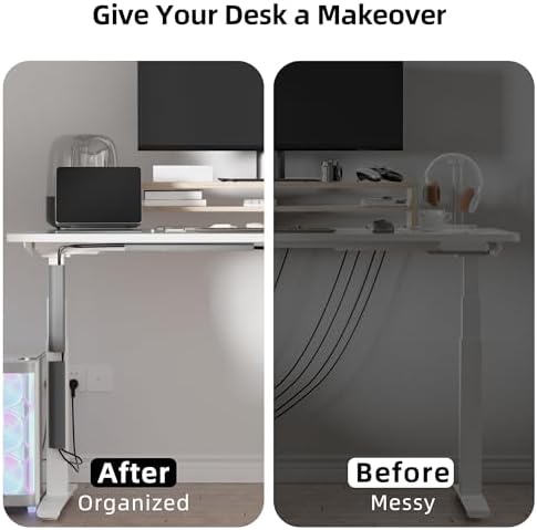 YECAYE 157in Cable Management, Cord Organizer,Easy Install Self-Adhesive Cable Organizer,Cord Management, Desk Wire Holder for Office Organization,Child and Pet Proofing, Grey - Image 6