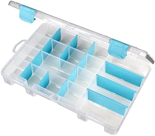 ArtBin Medium Anti-Tarnish Jewelry Box with 15 Dividers, Aqua Accents by ArtBin