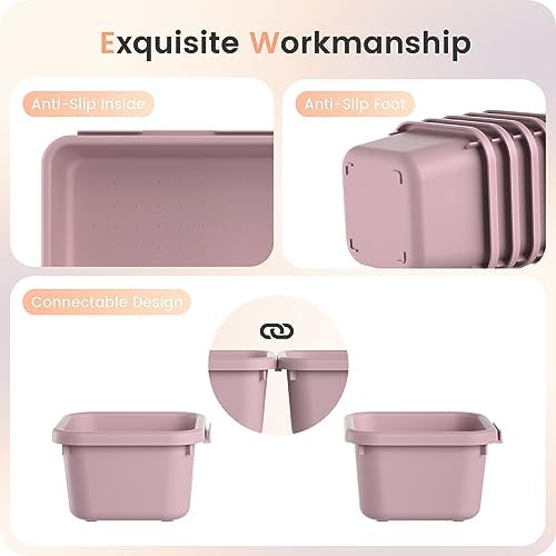 A-LuGei 【Military Grade】 Drawer Organizer for Vanity Bathroom Makeup Desk - Image 7
