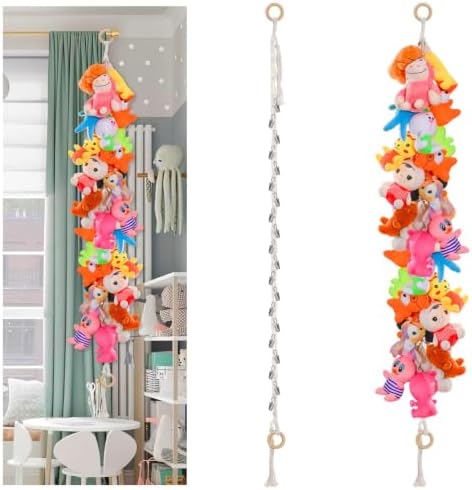 2Pcs Stuffed Animals Storage Chain, Hanging Stuffed Animal Holder by Unknown