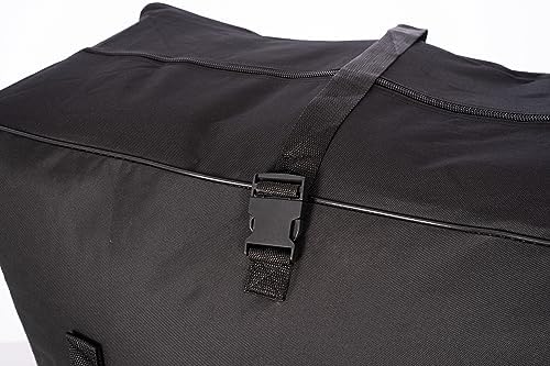 travel bag, Square Cargo Travel Duffle Bag Bolsa Maleta de Lona Cap Luggage Tote, 25x19x13, TSA Aprove, load up to 50 lb - Image 4