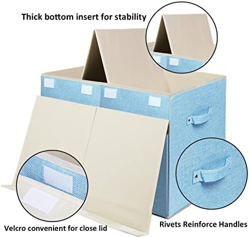 Large Toy Box Chest Storage with Flip-Top Lid, Kids Toy Storage Bin Boxes - Image 3