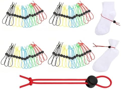 50Pcs Sock Clips - Amazing Laundry Sock Holder and Tie Clips - Organizer for Washing Machine and Dryer by Awsxuoor