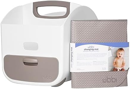 Ubbi Portable Diaper Caddy & Changing Mat, Taupe by Unknown
