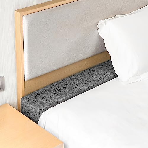 DEEPSHARK Bed Gap Filler for Full Mattress, High-Density 45D Sponge, Removable and Washable Cover, Mattress Extender Filler for Headboard Gap, Bed Space Crack, Wall(54"×8"×12", Full) by DEEPSHARK