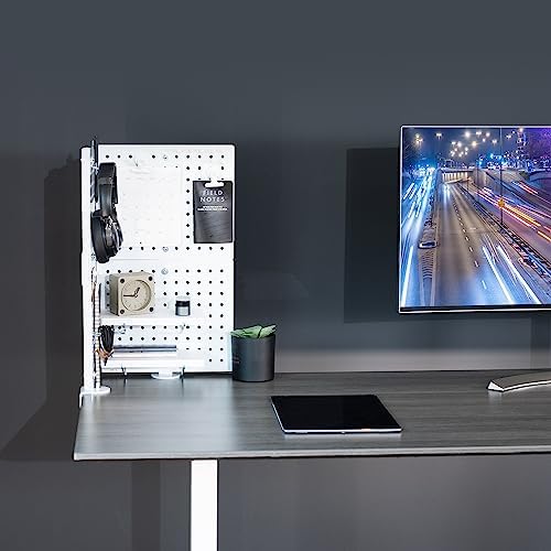 VIVO White Clamp-on 20 x 24 inch Desk Pegboard, PP-DK24W - Image 4