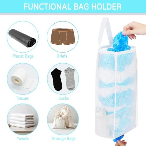 Plastic Bag Holder, Mesh Large Grocery Bag Holder for Grocery Bags - Image 5