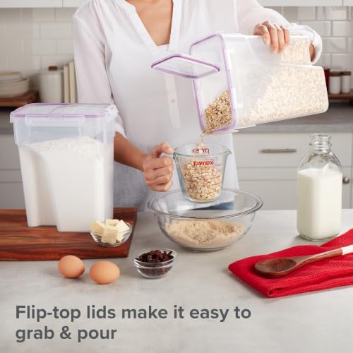 Snapware Airtight 2-Pack (22.8 Cup) Cereal Dispenser Storage Containers - Image 3