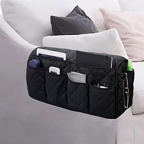 Armchair Caddy for Recliner - Sofa Armrest Organizer with 14 Pockets - Image 2