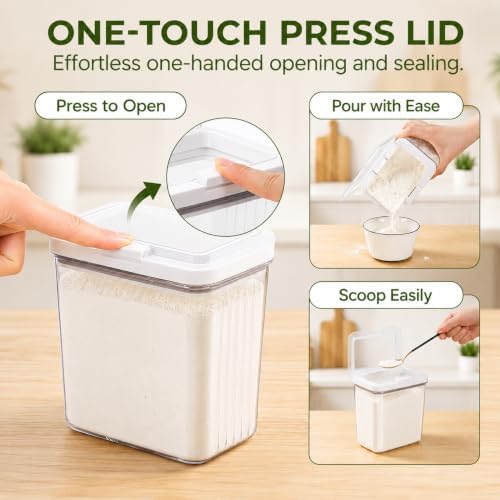 16-Piece Airtight Food Storage Containers, 8 Containers and 8 Lids - Image 2