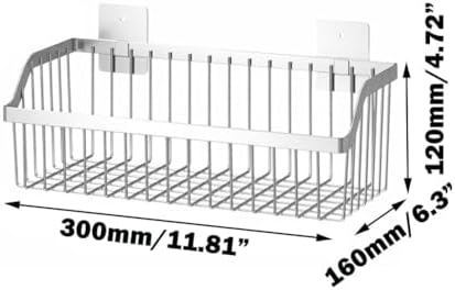 Stainless Steel Hanging Wire Basket Organizer - L 13.78Inch for Cabinet Pantry, Kitchen, Bathroom Storage - Image 2