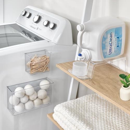 iDesign Laundry Detergent Holder, Clear - Image 4